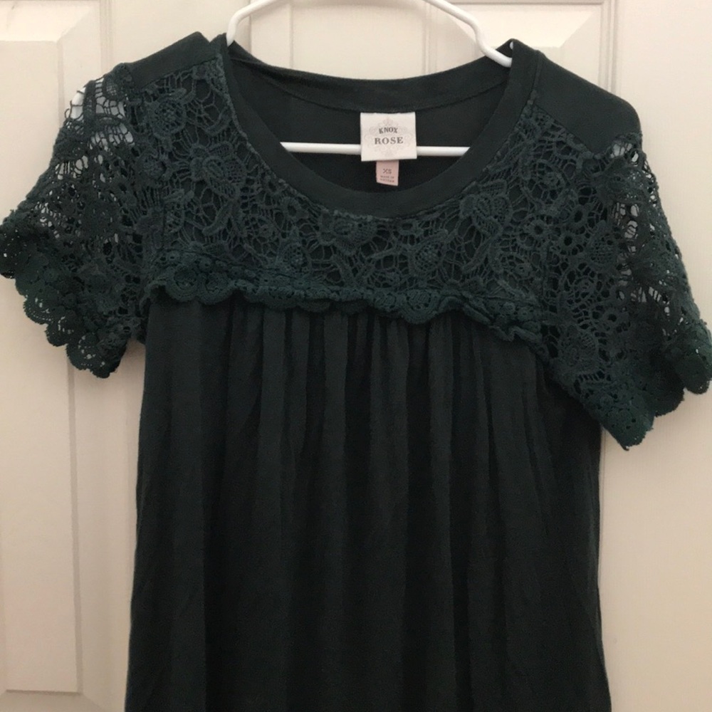 flowy lace top